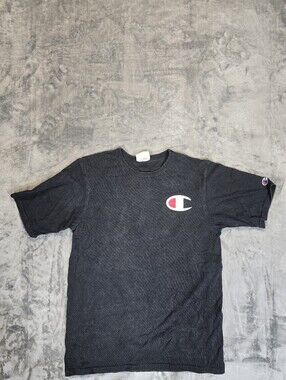 Y2K Champion Crest T Shirt Size Medium